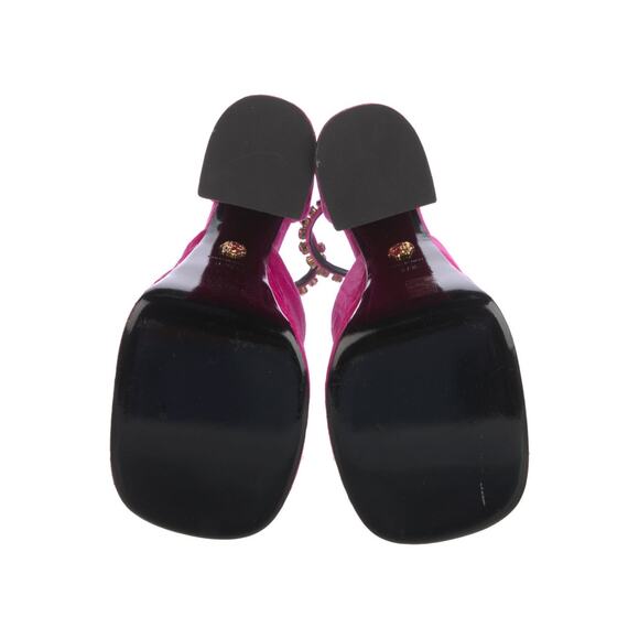 ❤️Versace Velvet Crystal Platform Pumps❤️ - Picture 5 of 5